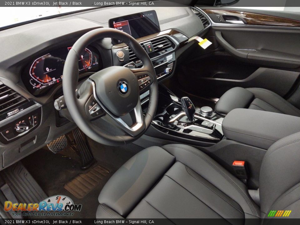 2021 BMW X3 sDrive30i Jet Black / Black Photo #12