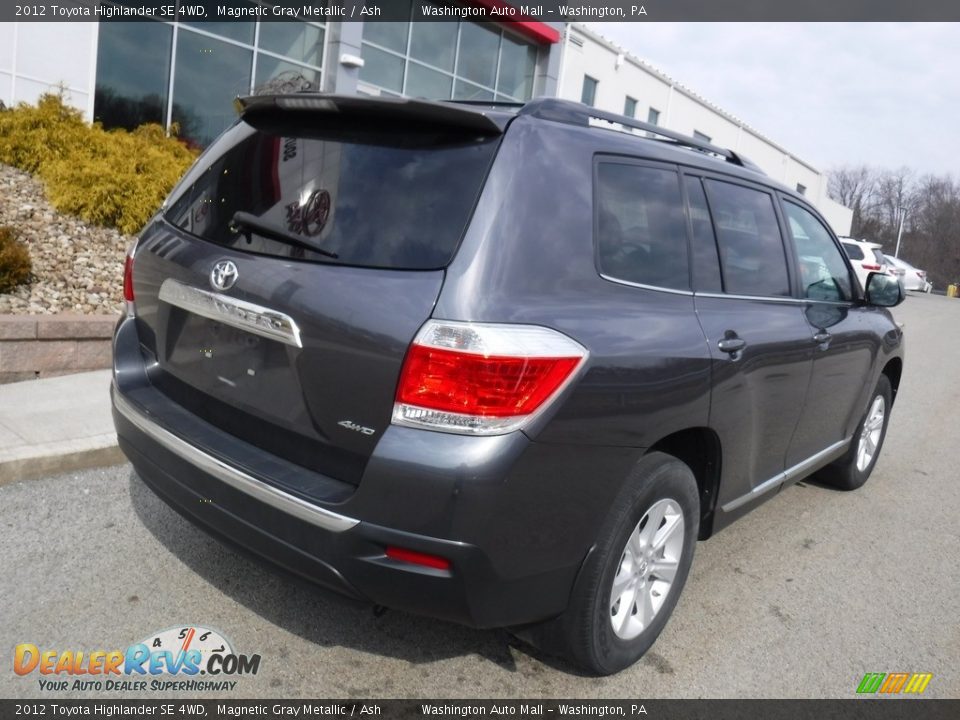 2012 Toyota Highlander SE 4WD Magnetic Gray Metallic / Ash Photo #13