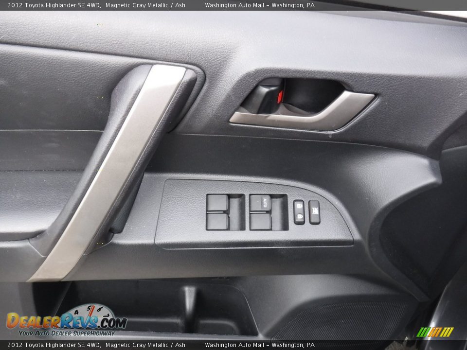 2012 Toyota Highlander SE 4WD Magnetic Gray Metallic / Ash Photo #20