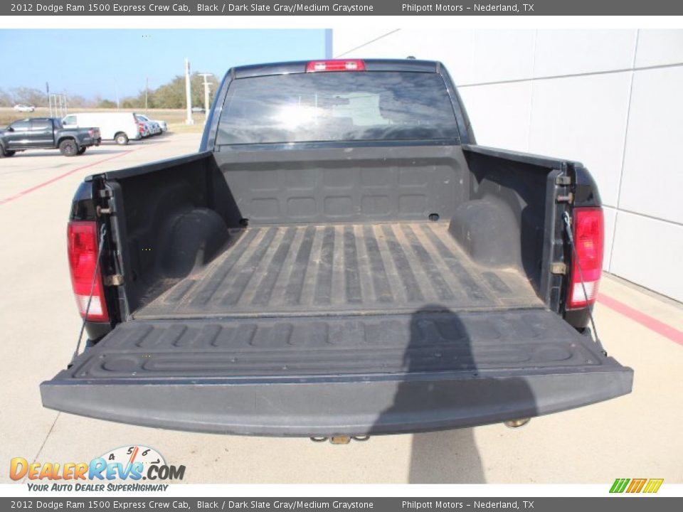 2012 Dodge Ram 1500 Express Crew Cab Black / Dark Slate Gray/Medium Graystone Photo #21