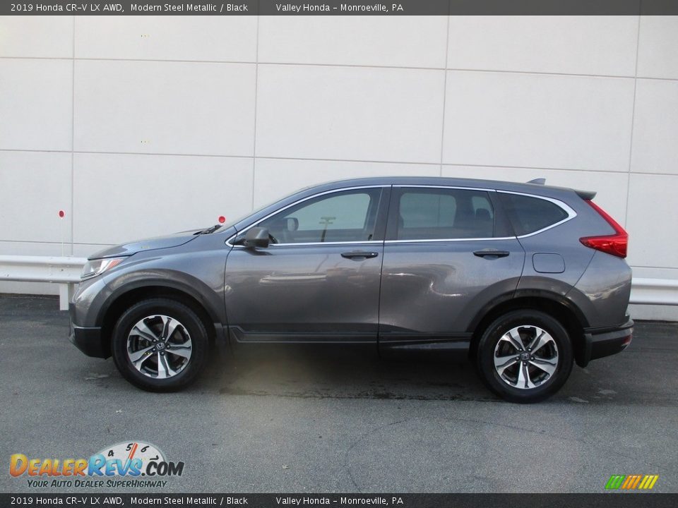 2019 Honda CR-V LX AWD Modern Steel Metallic / Black Photo #2