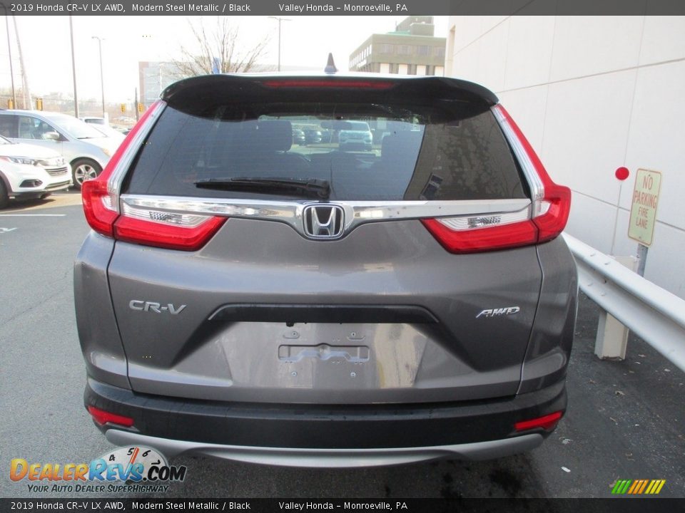 2019 Honda CR-V LX AWD Modern Steel Metallic / Black Photo #4