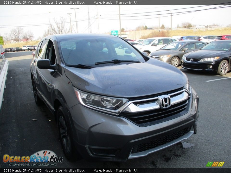 2019 Honda CR-V LX AWD Modern Steel Metallic / Black Photo #7