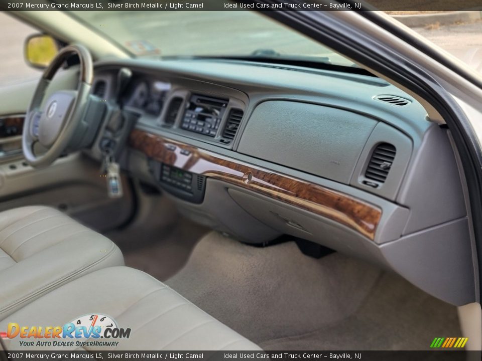 2007 Mercury Grand Marquis LS Silver Birch Metallic / Light Camel Photo #11