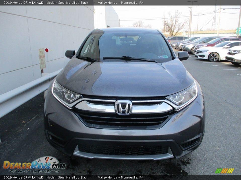 2019 Honda CR-V LX AWD Modern Steel Metallic / Black Photo #8