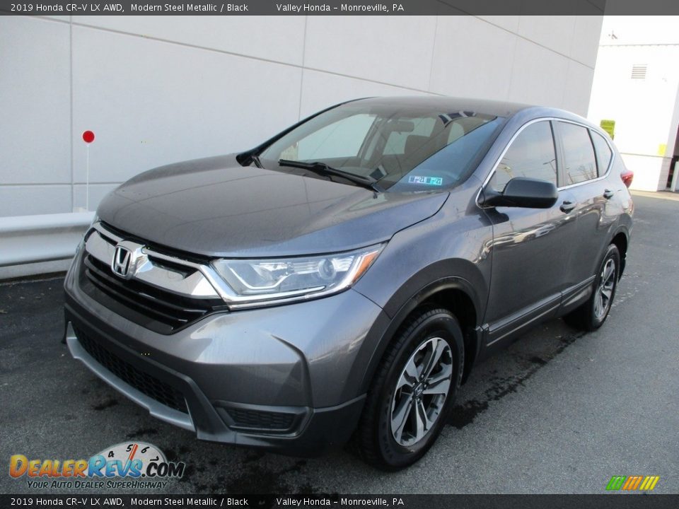 2019 Honda CR-V LX AWD Modern Steel Metallic / Black Photo #9