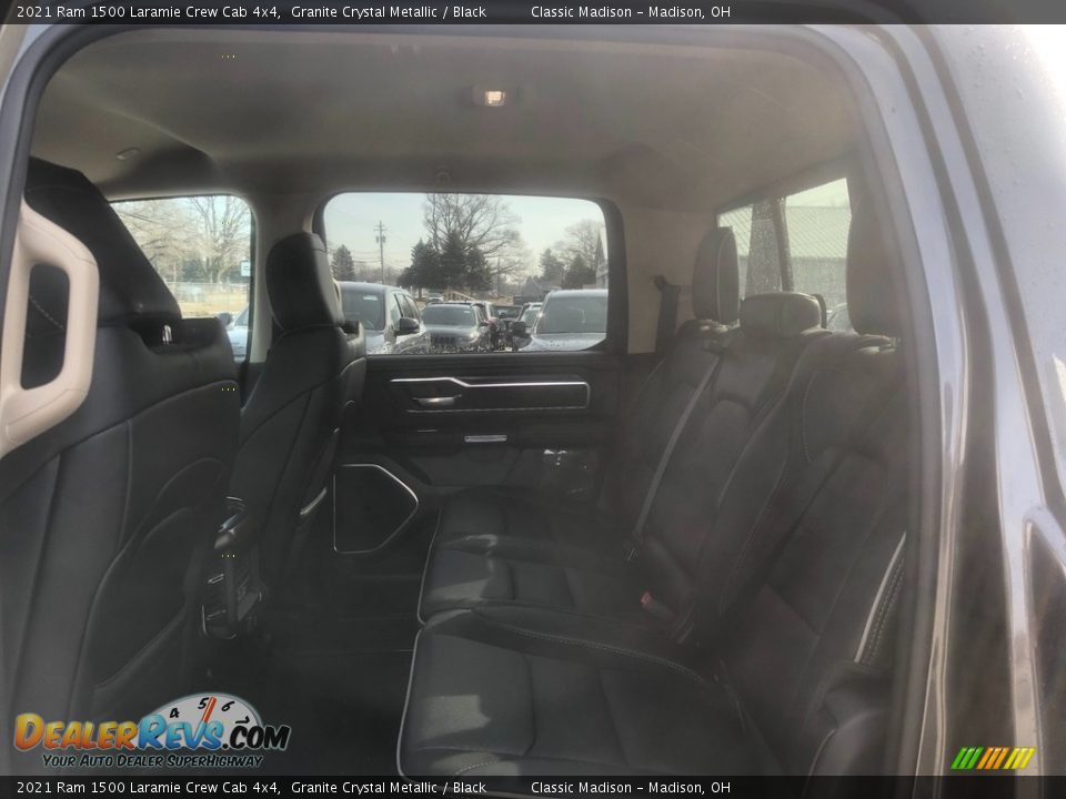 2021 Ram 1500 Laramie Crew Cab 4x4 Granite Crystal Metallic / Black Photo #3
