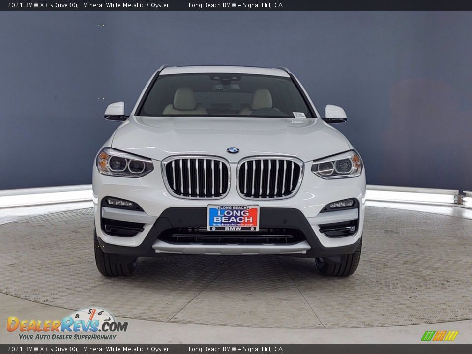 2021 BMW X3 sDrive30i Mineral White Metallic / Oyster Photo #2