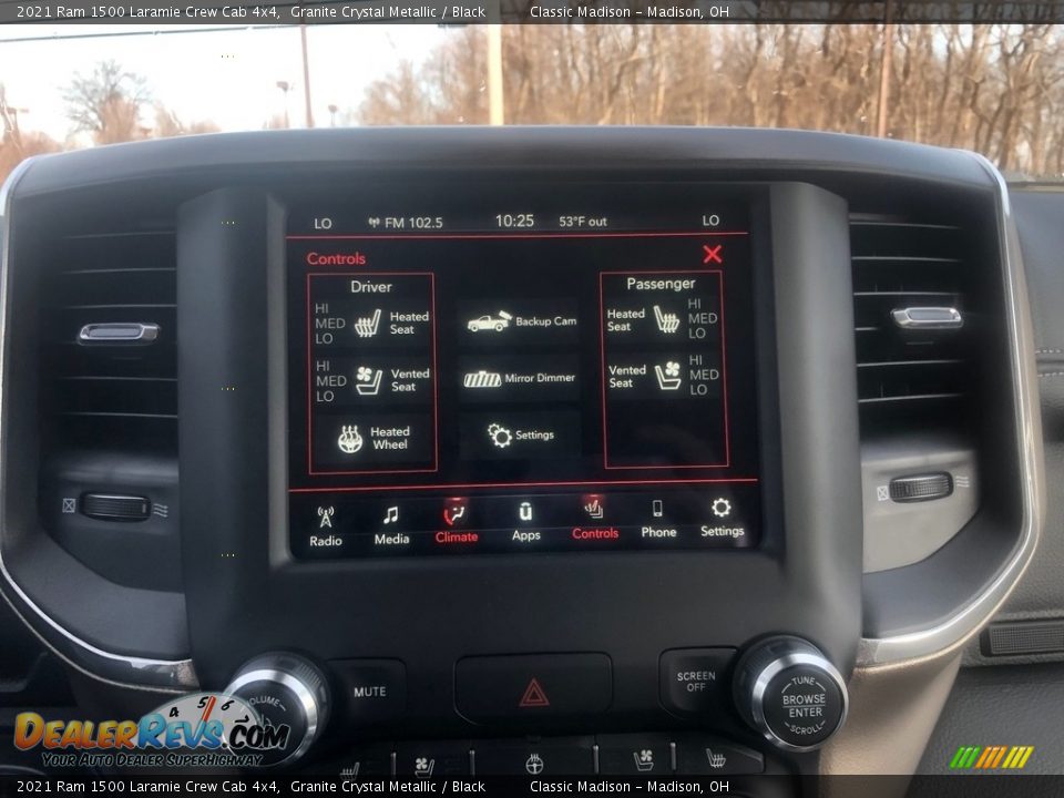 2021 Ram 1500 Laramie Crew Cab 4x4 Granite Crystal Metallic / Black Photo #6