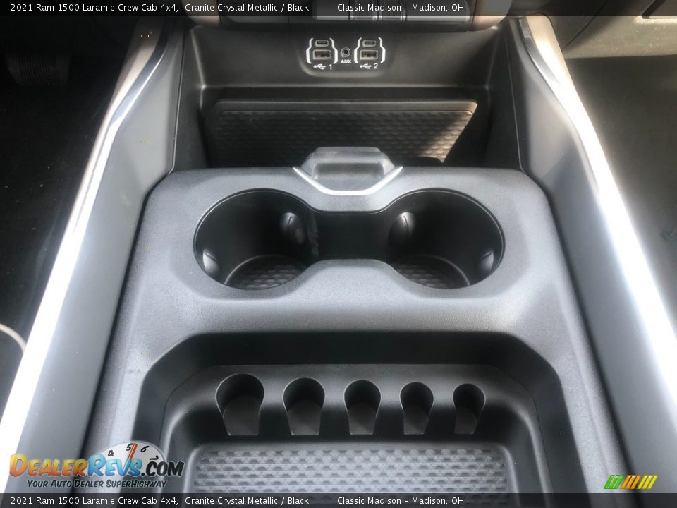 2021 Ram 1500 Laramie Crew Cab 4x4 Granite Crystal Metallic / Black Photo #7