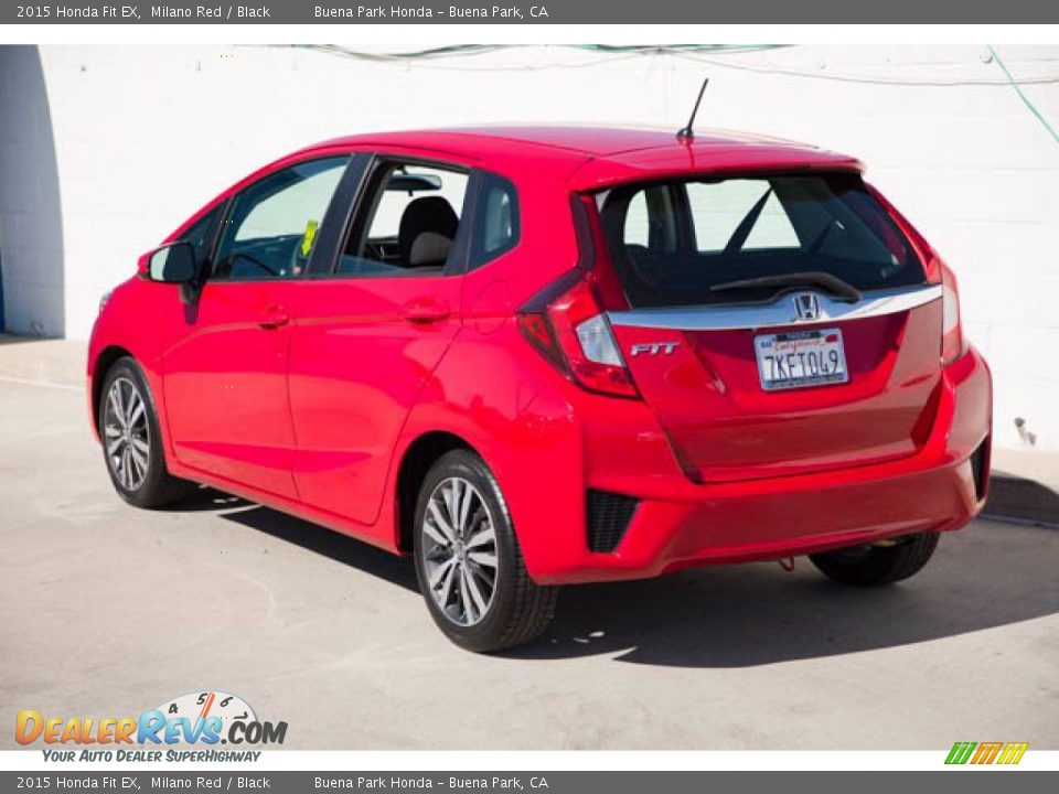 2015 Honda Fit EX Milano Red / Black Photo #2