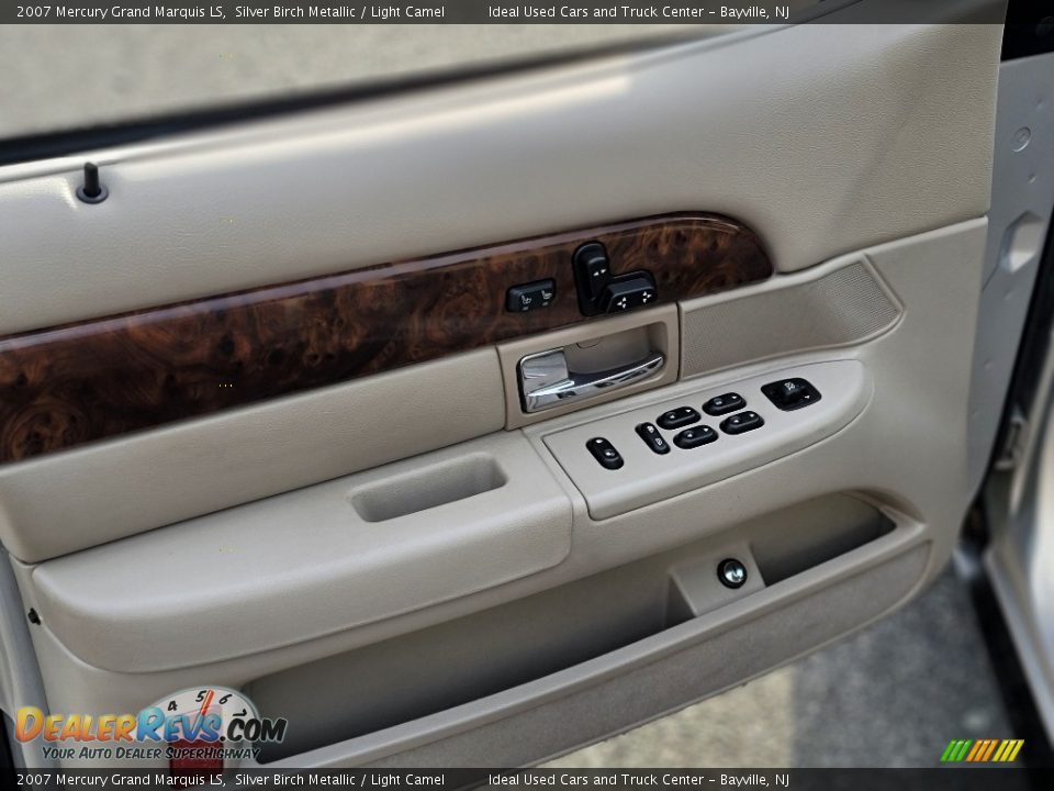 2007 Mercury Grand Marquis LS Silver Birch Metallic / Light Camel Photo #23