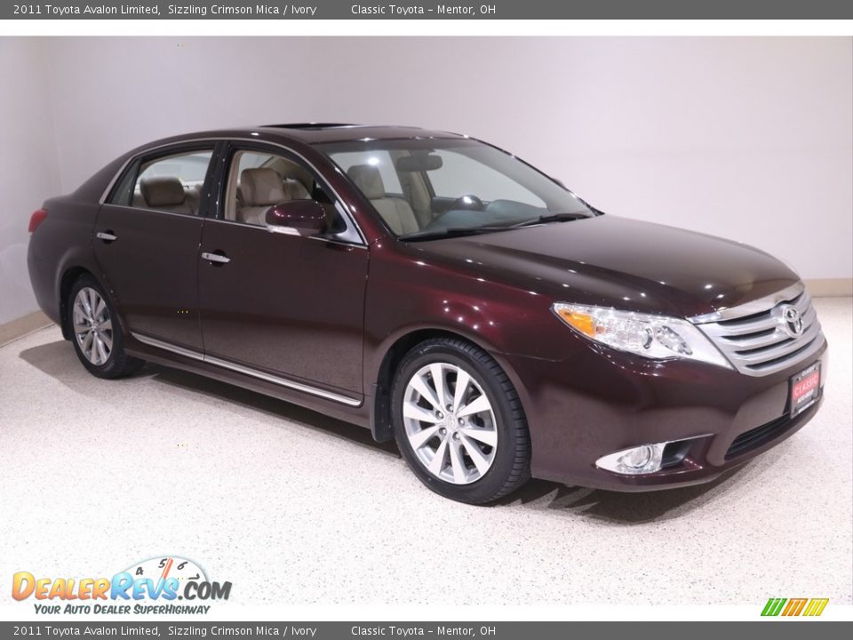 2011 Toyota Avalon Limited Sizzling Crimson Mica / Ivory Photo #1