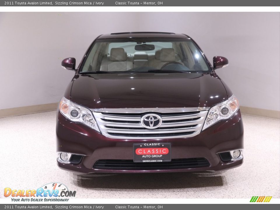 2011 Toyota Avalon Limited Sizzling Crimson Mica / Ivory Photo #2