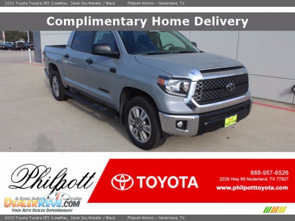 2020 Toyota Tundra SR5 CrewMax Silver Sky Metallic / Black Photo #1