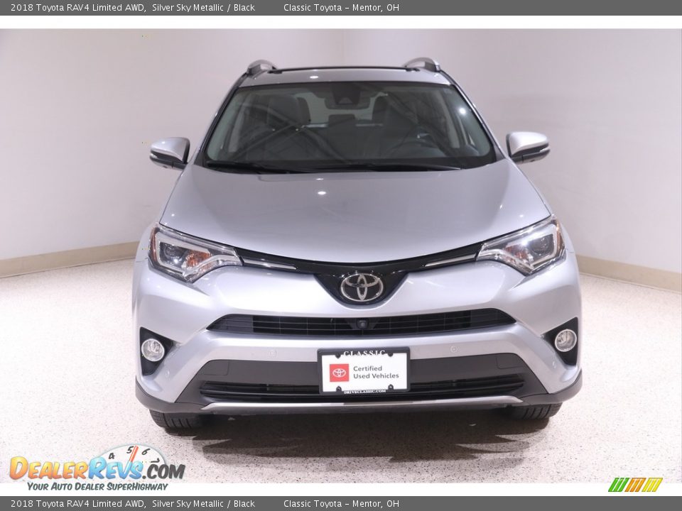 2018 Toyota RAV4 Limited AWD Silver Sky Metallic / Black Photo #2