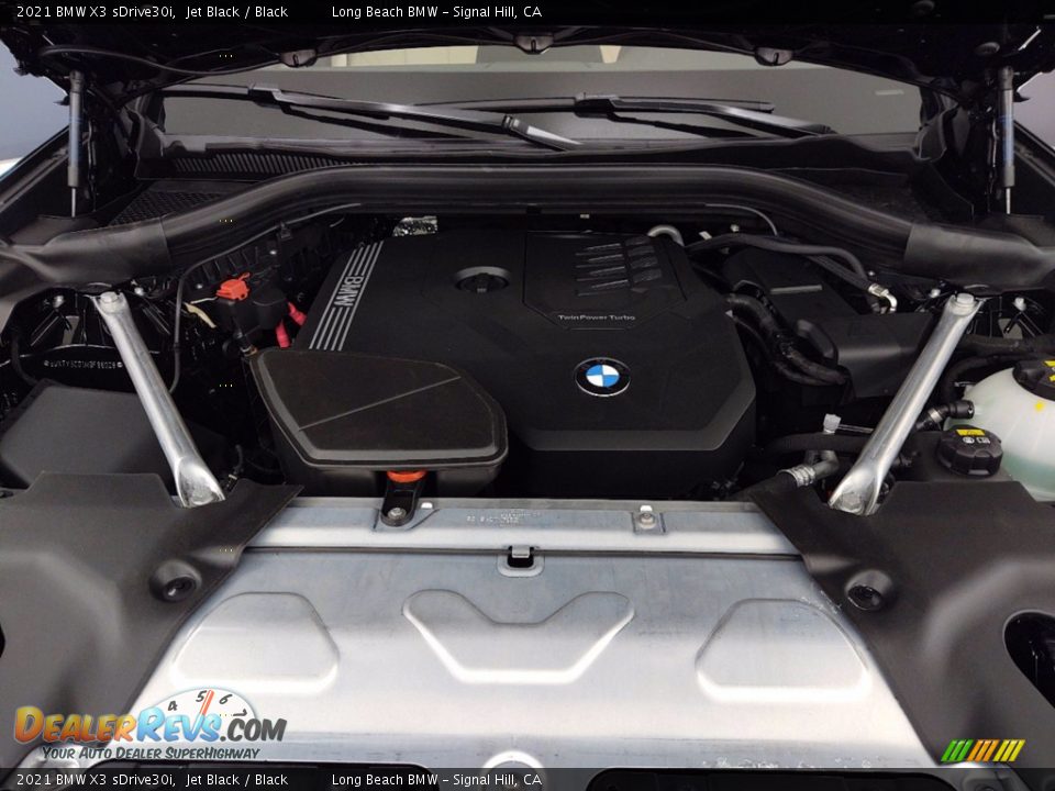 2021 BMW X3 sDrive30i Jet Black / Black Photo #9