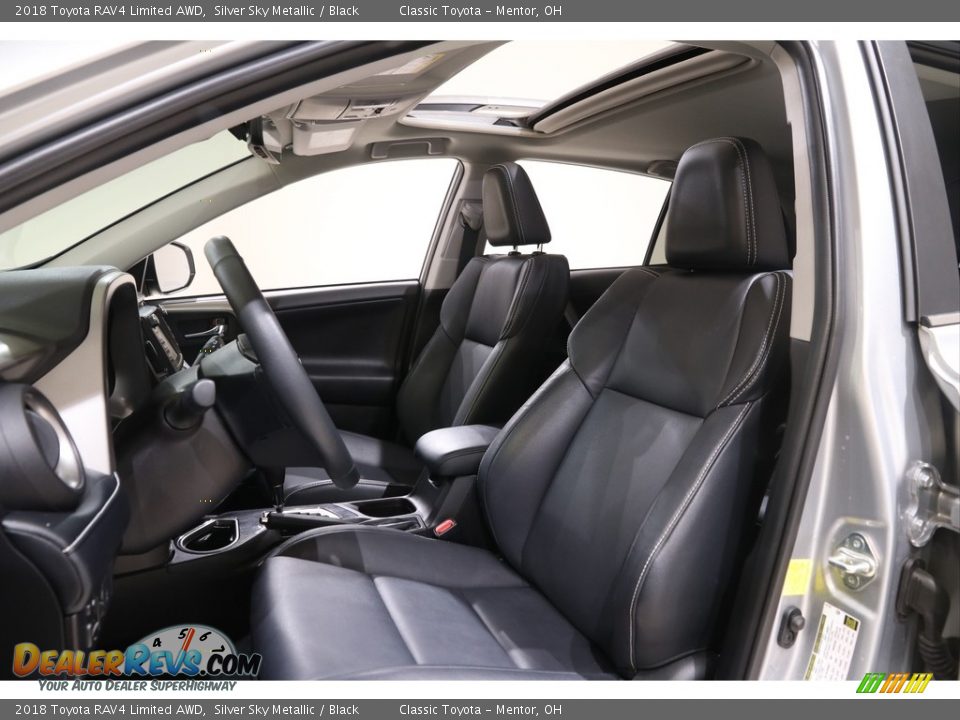 2018 Toyota RAV4 Limited AWD Silver Sky Metallic / Black Photo #5