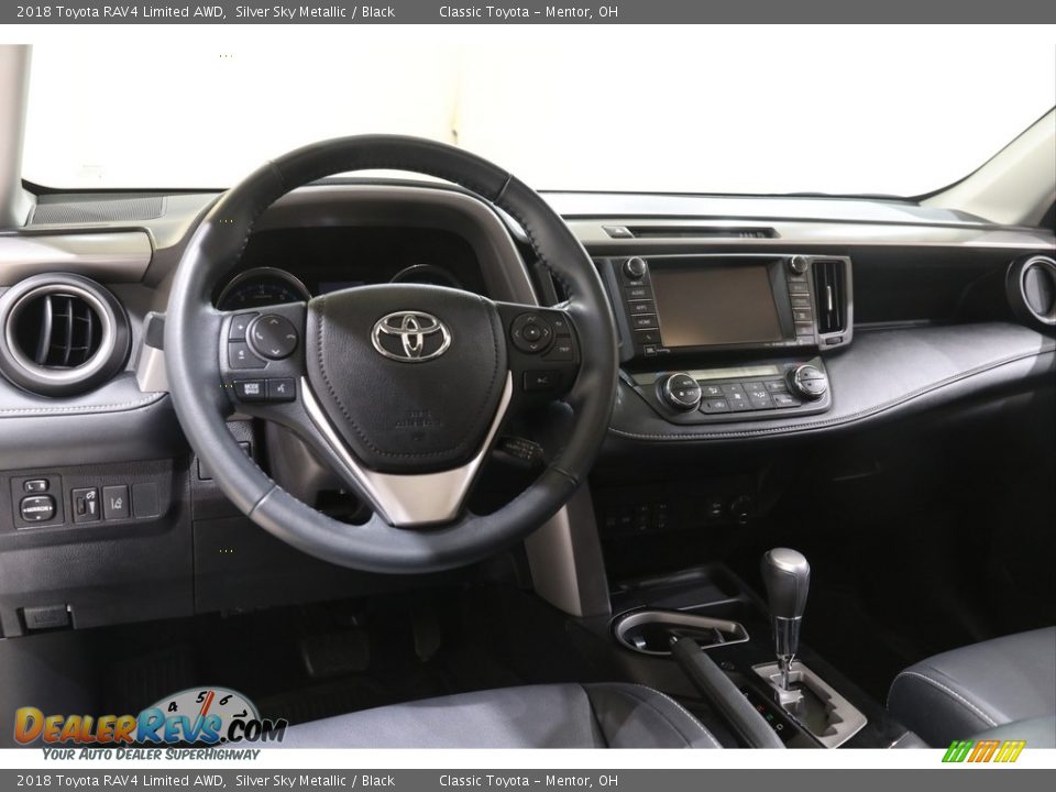 2018 Toyota RAV4 Limited AWD Silver Sky Metallic / Black Photo #6