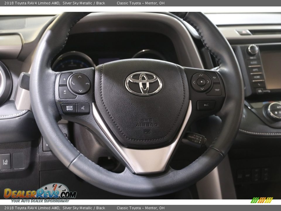 2018 Toyota RAV4 Limited AWD Silver Sky Metallic / Black Photo #7