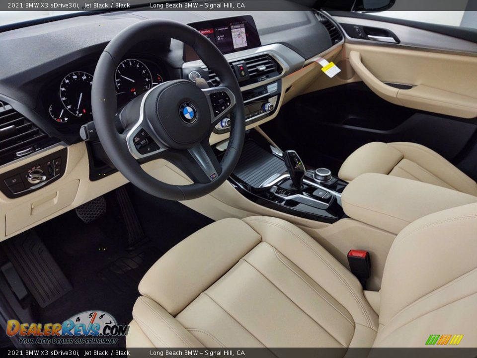 2021 BMW X3 sDrive30i Jet Black / Black Photo #12