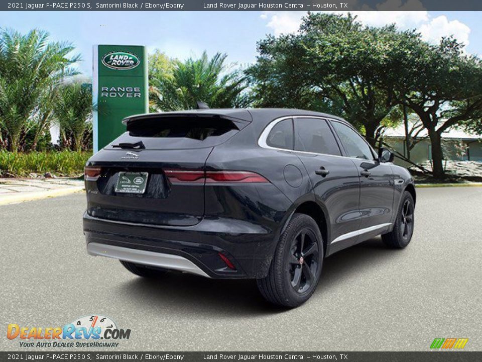 2021 Jaguar F-PACE P250 S Santorini Black / Ebony/Ebony Photo #3