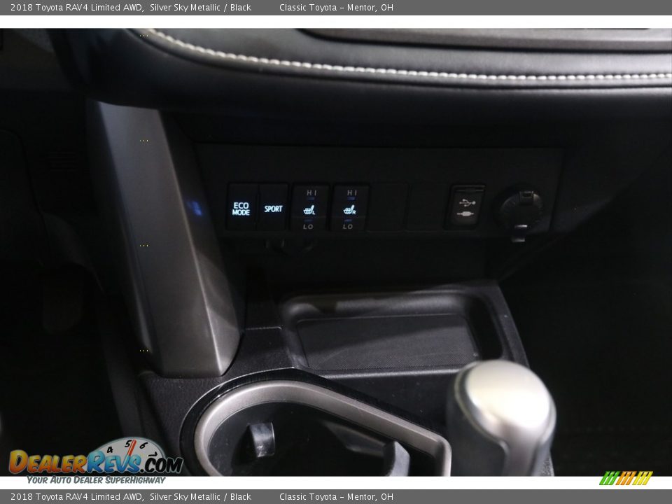 2018 Toyota RAV4 Limited AWD Silver Sky Metallic / Black Photo #13