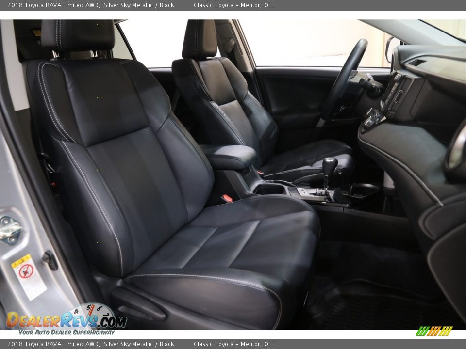 2018 Toyota RAV4 Limited AWD Silver Sky Metallic / Black Photo #15