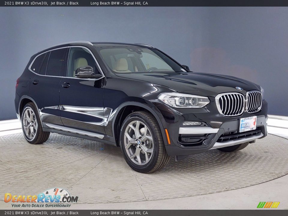 2021 BMW X3 sDrive30i Jet Black / Black Photo #27