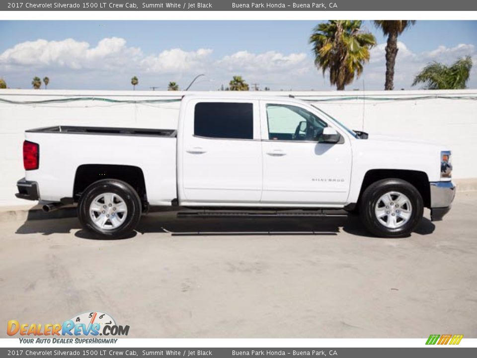 2017 Chevrolet Silverado 1500 LT Crew Cab Summit White / Jet Black Photo #14