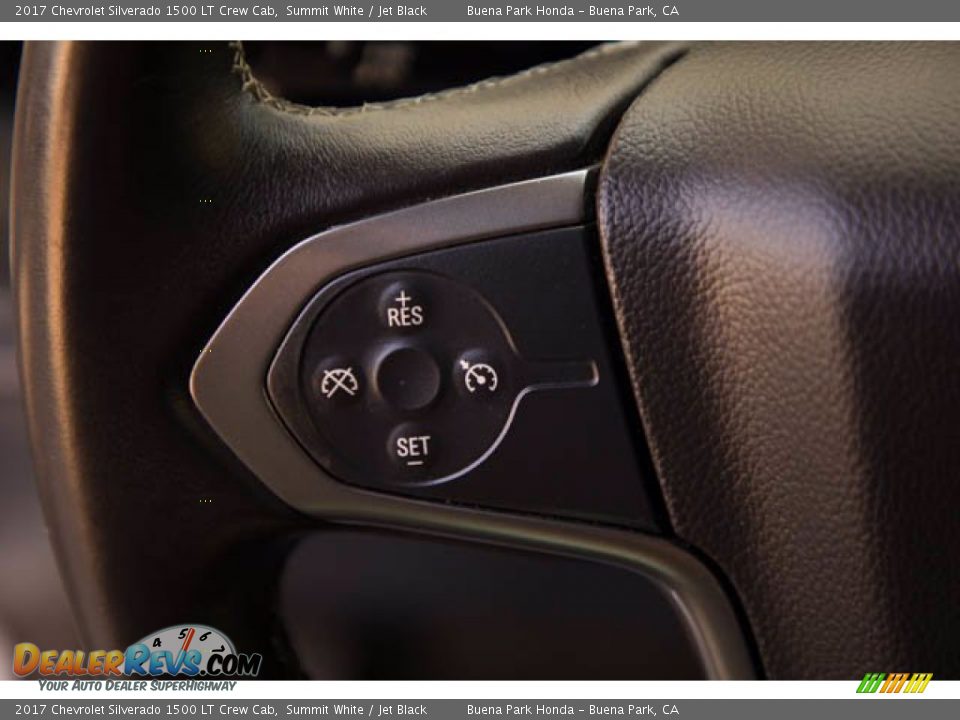 2017 Chevrolet Silverado 1500 LT Crew Cab Summit White / Jet Black Photo #16