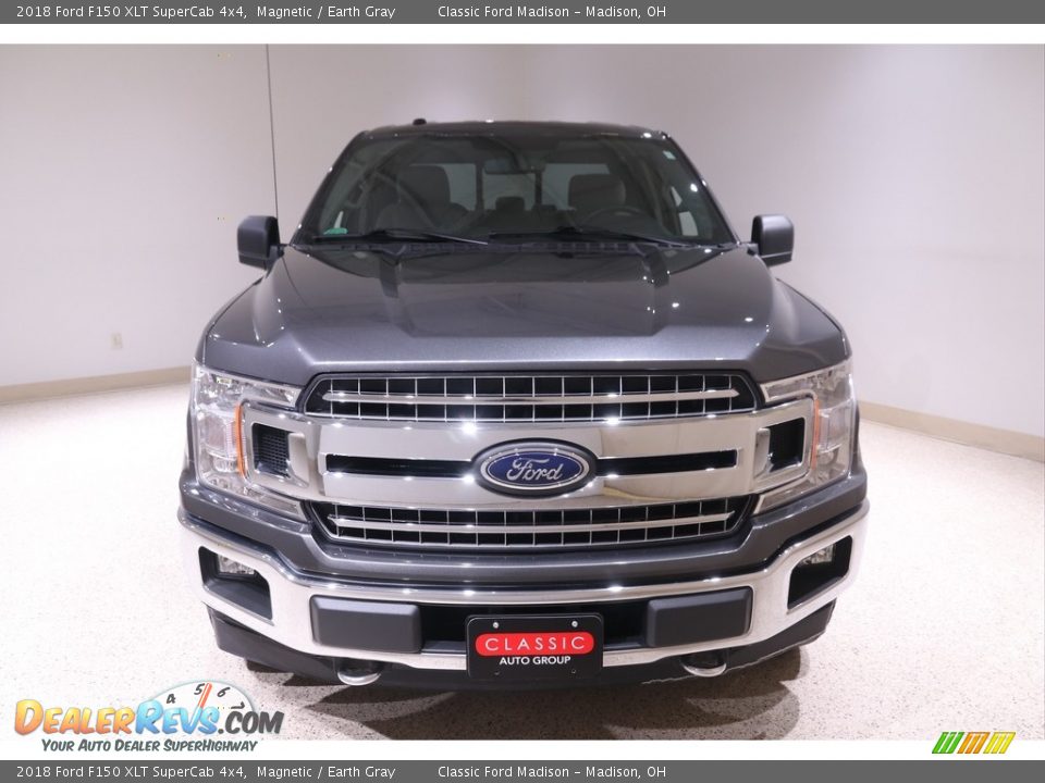 2018 Ford F150 XLT SuperCab 4x4 Magnetic / Earth Gray Photo #2