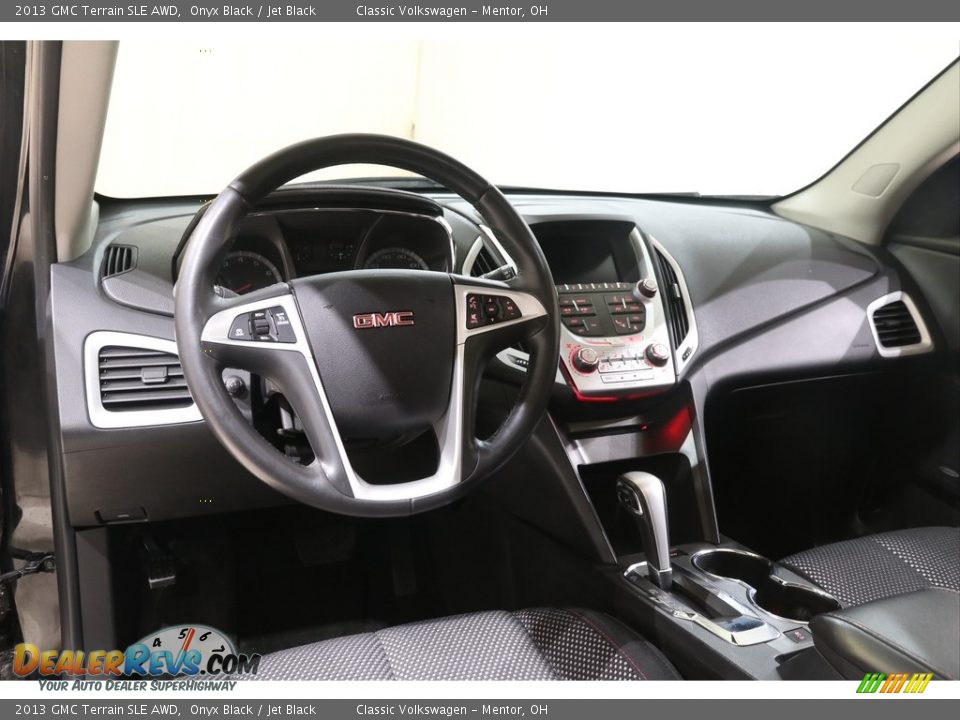 2013 GMC Terrain SLE AWD Onyx Black / Jet Black Photo #6