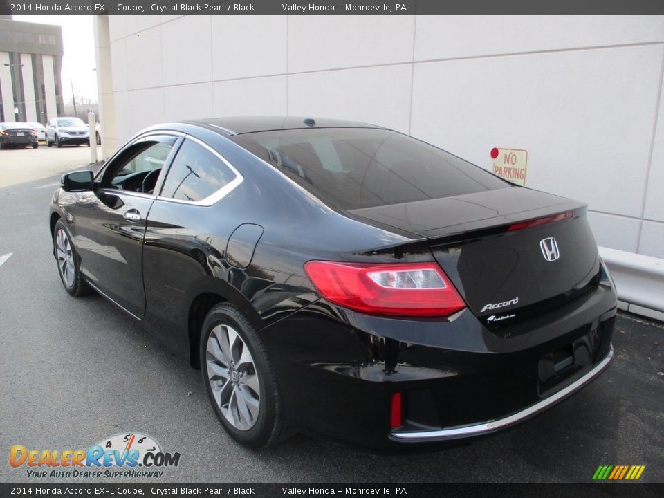 2014 Honda Accord EX-L Coupe Crystal Black Pearl / Black Photo #3