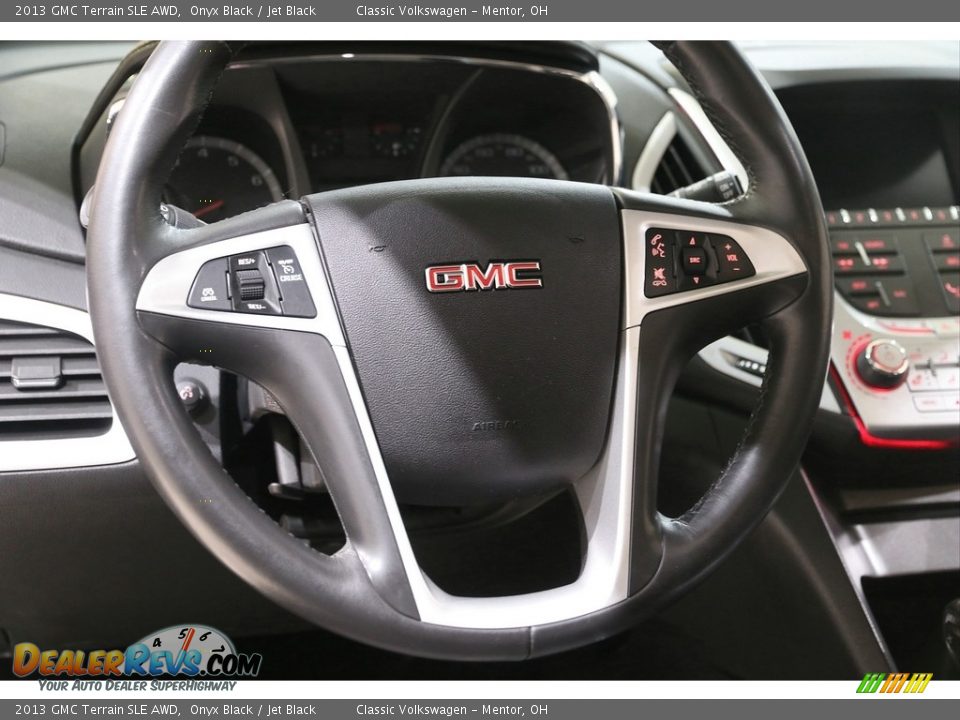 2013 GMC Terrain SLE AWD Onyx Black / Jet Black Photo #7