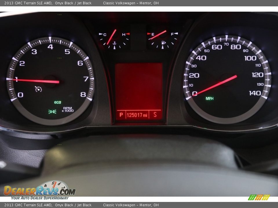 2013 GMC Terrain SLE AWD Onyx Black / Jet Black Photo #8