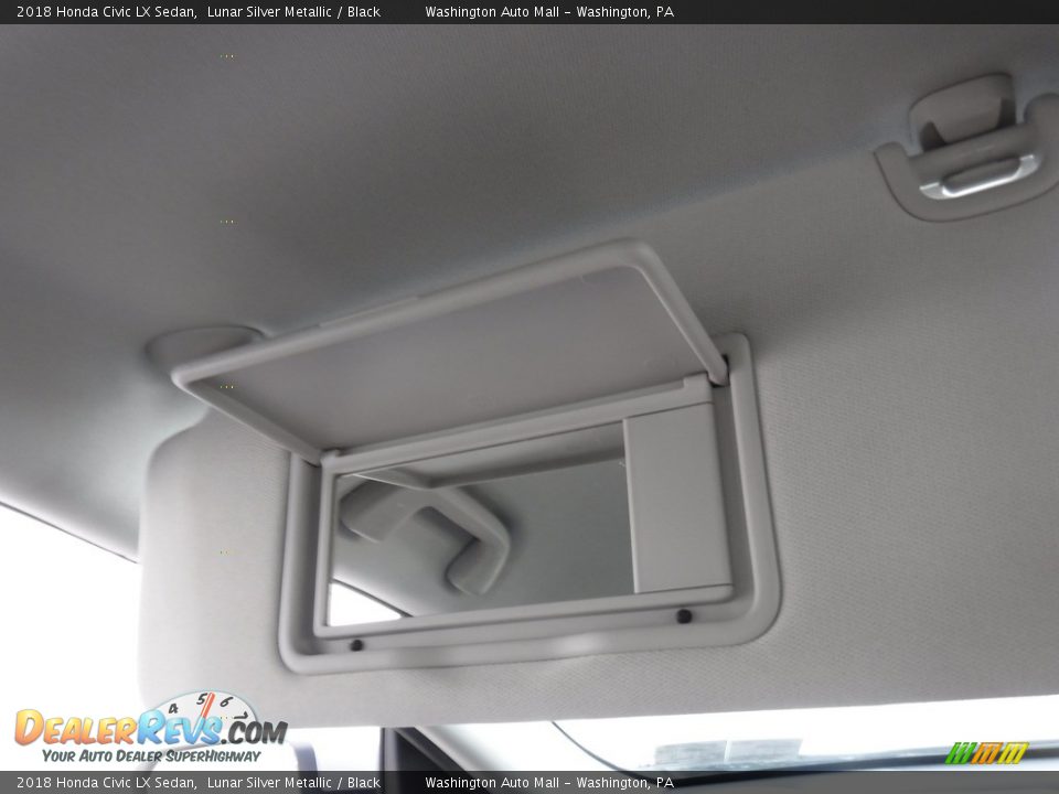 2018 Honda Civic LX Sedan Lunar Silver Metallic / Black Photo #22
