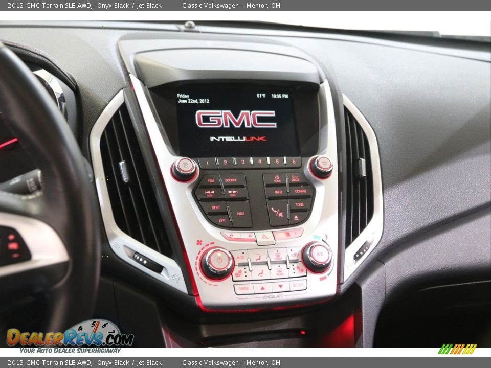 2013 GMC Terrain SLE AWD Onyx Black / Jet Black Photo #9