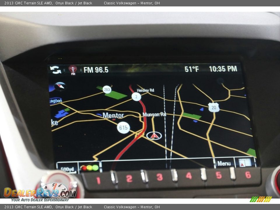 2013 GMC Terrain SLE AWD Onyx Black / Jet Black Photo #10