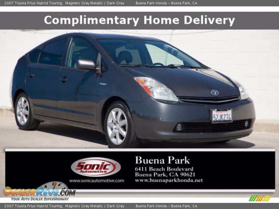 2007 Toyota Prius Hybrid Touring Magnetic Gray Metallic / Dark Gray Photo #1