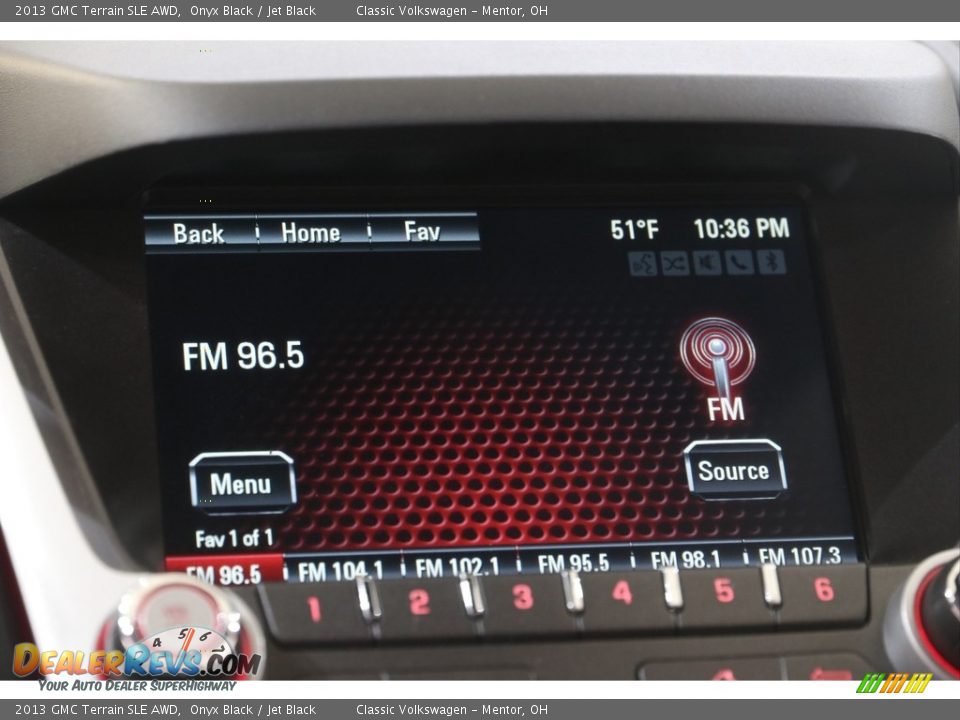 2013 GMC Terrain SLE AWD Onyx Black / Jet Black Photo #12