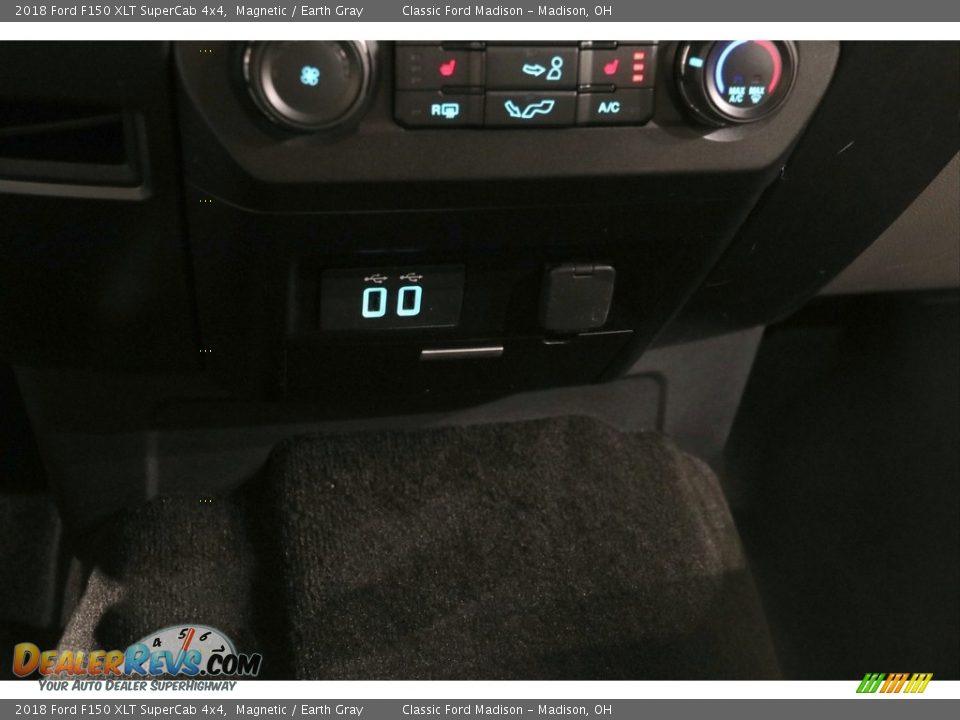 2018 Ford F150 XLT SuperCab 4x4 Magnetic / Earth Gray Photo #14