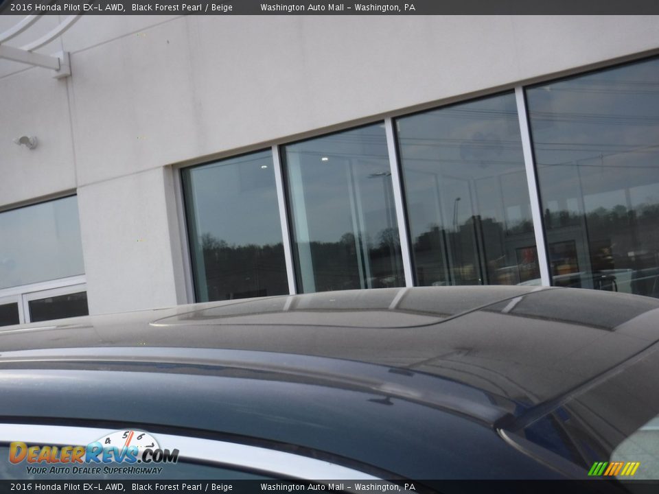2016 Honda Pilot EX-L AWD Black Forest Pearl / Beige Photo #4