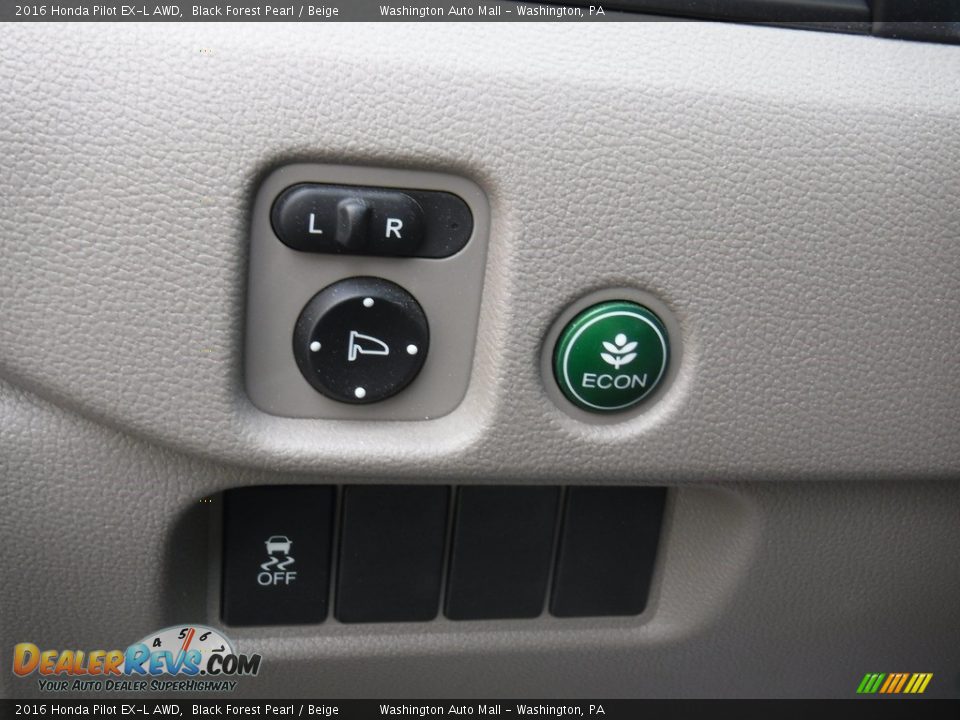 2016 Honda Pilot EX-L AWD Black Forest Pearl / Beige Photo #14