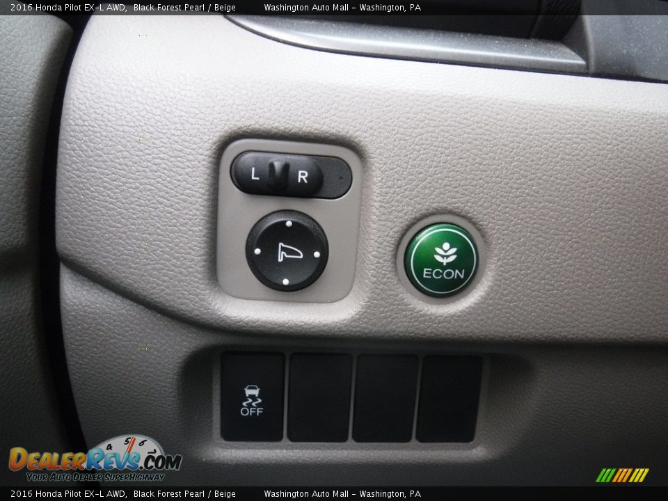 2016 Honda Pilot EX-L AWD Black Forest Pearl / Beige Photo #18