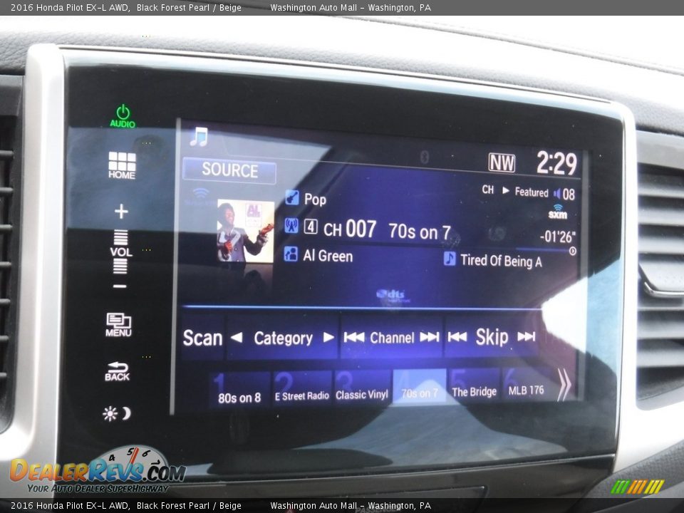 2016 Honda Pilot EX-L AWD Black Forest Pearl / Beige Photo #20