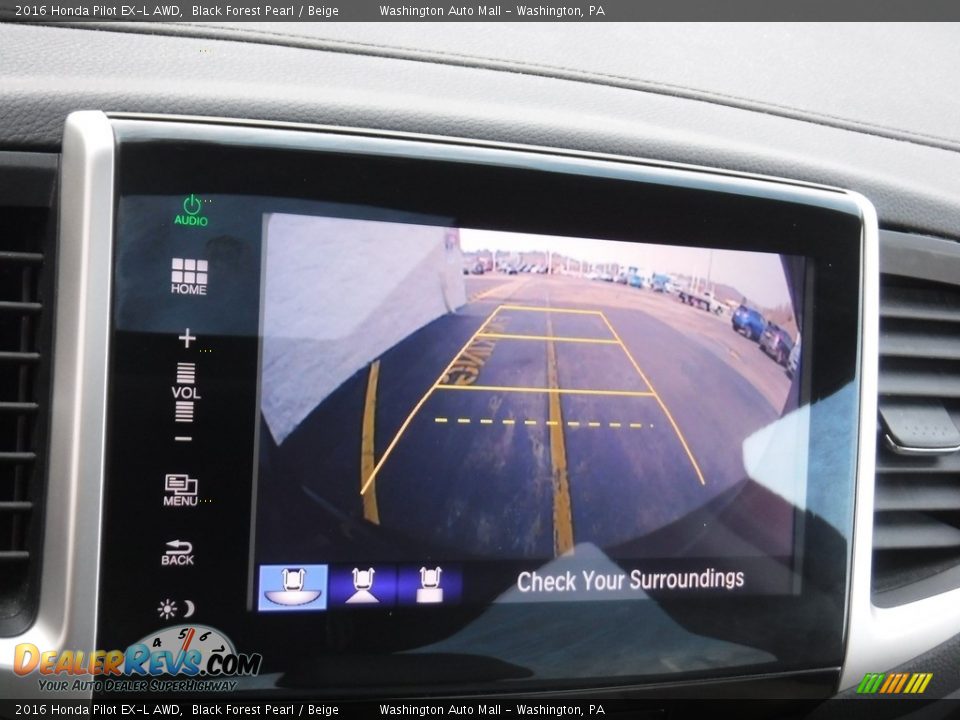 2016 Honda Pilot EX-L AWD Black Forest Pearl / Beige Photo #21