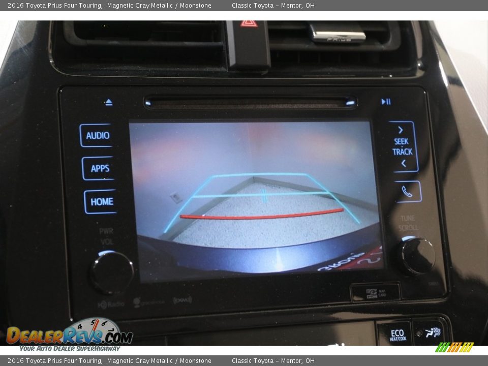 2016 Toyota Prius Four Touring Magnetic Gray Metallic / Moonstone Photo #14