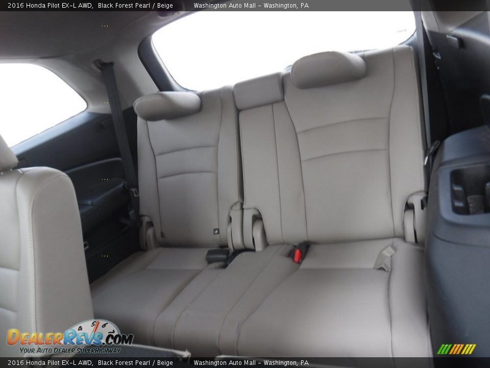 2016 Honda Pilot EX-L AWD Black Forest Pearl / Beige Photo #27