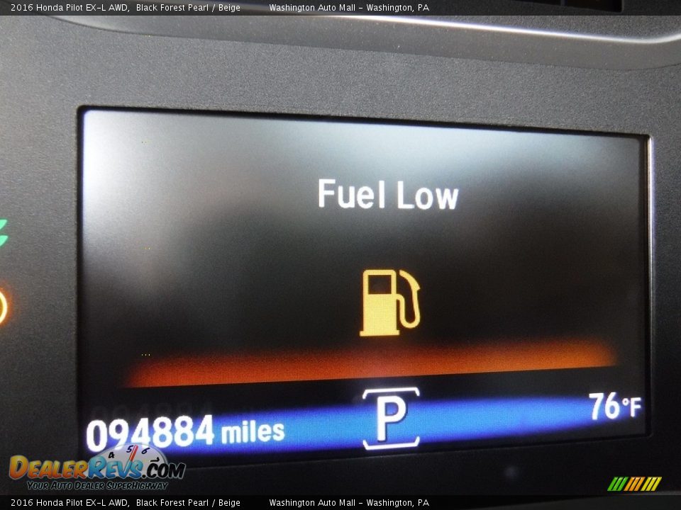 2016 Honda Pilot EX-L AWD Black Forest Pearl / Beige Photo #30